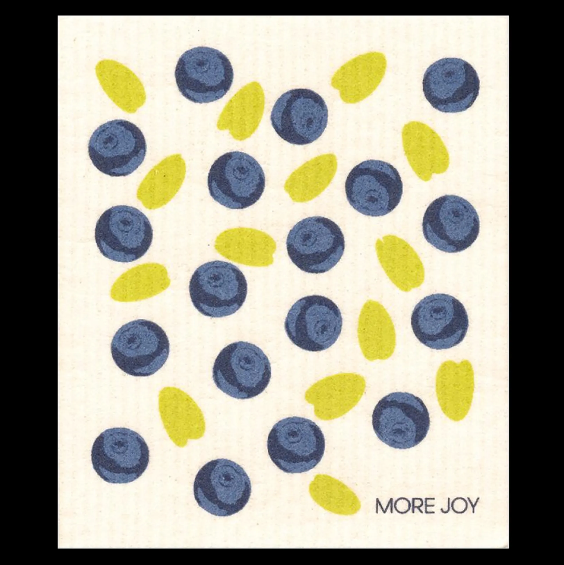 Swedish Dishcloth - Blueberry & Leaves