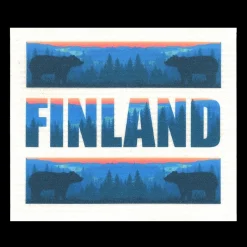 Swedish Dishcloth - Finland Landscape