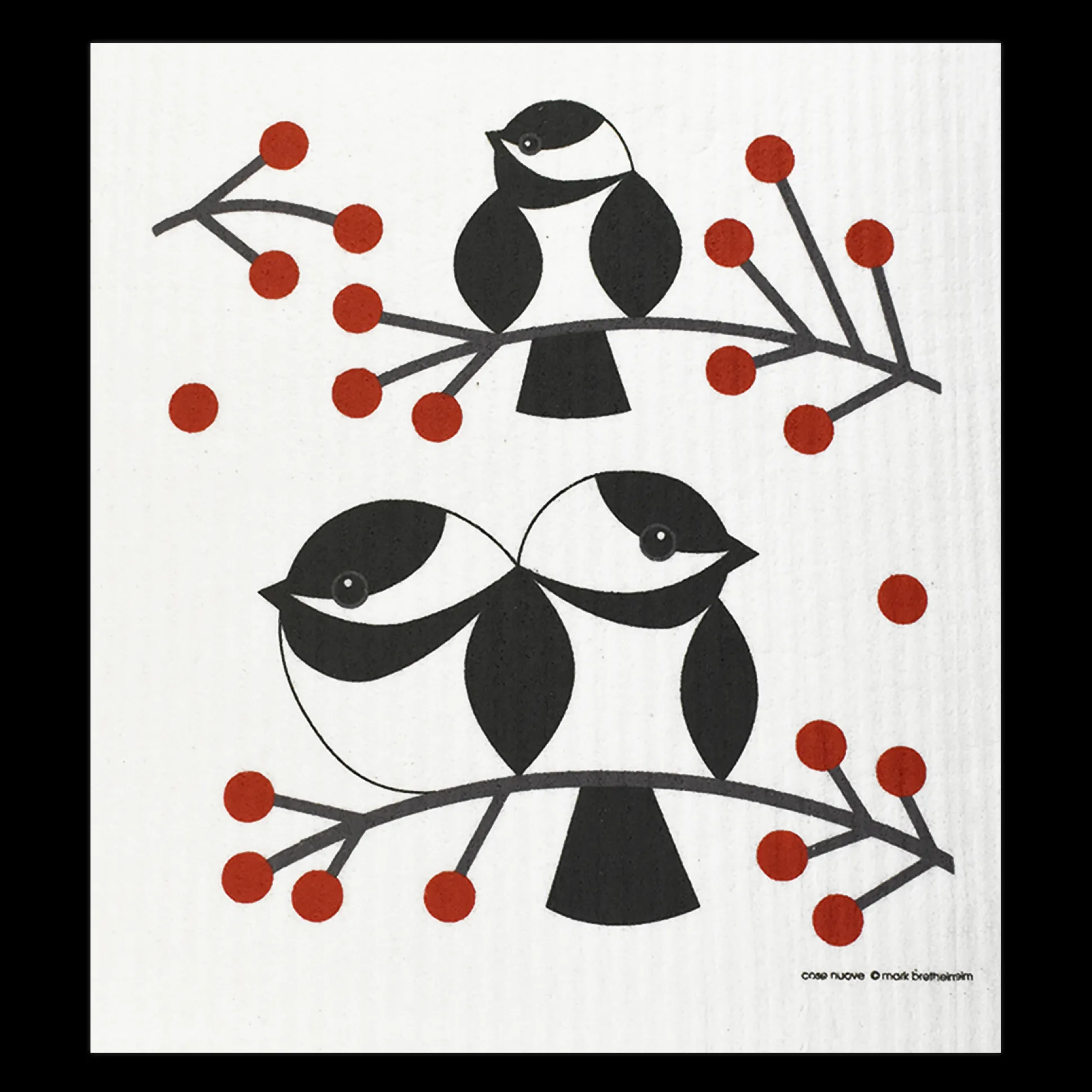 Swedish Dishcloth - Love Birds
