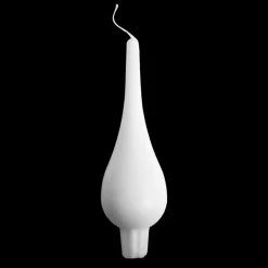 Swedish Large Drop Candle White