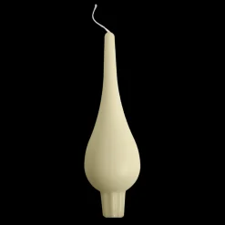 Swedish Large Drop Candle Ivory