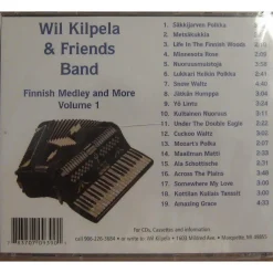 Wil Kilpela & Friends Band - Finnish Medley and More Vol. 1